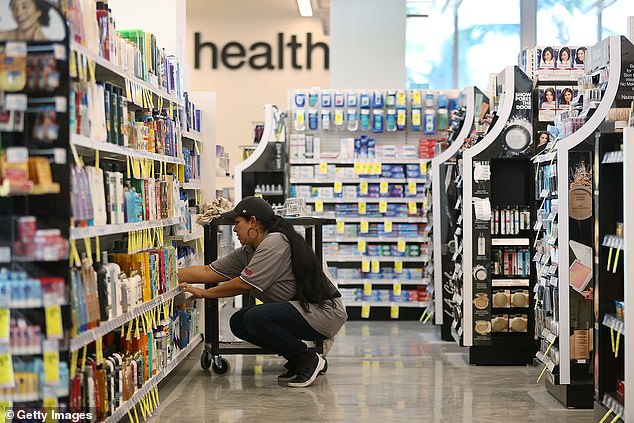 An employee worked at a CVS store in 2018.  The chain's share price rose following the 2021 announcement that stores would be closed as part of a strategy change