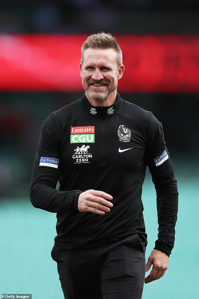 Alex previously had a high-profile relationship with AFL star Nathan Buckley.  Pictured