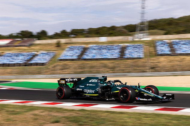 The Aston Martin ambassador completed 26 laps in the Silverstone team's 2021 machines