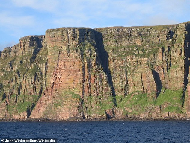 The team has now extended their resource research into northern Britain in the hope of finding similar geology, as far afield as Caithness and even Orkney, Scotland.  (Photo: Orcadian Basin at St John's Head)