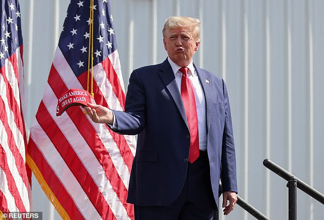 Trump appeared at an election event at Sportsman Boats in Summerville, South Carolina, on Monday.  He boycotted the second Republican debate to be held in California on Wednesday