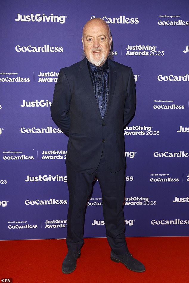 Sharp: Strictly winner Bill Bailey looked sharp at the awards event