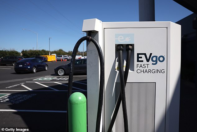 The incident occurred when Granholm staff attempted to use a gasoline vehicle to shut down an EV charging station from the secretary's approaching vehicle (stock image)