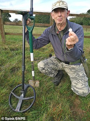 Mr Eldridge, 68, found the coins in the village of Ashley Green, Bucks, in November 2019.