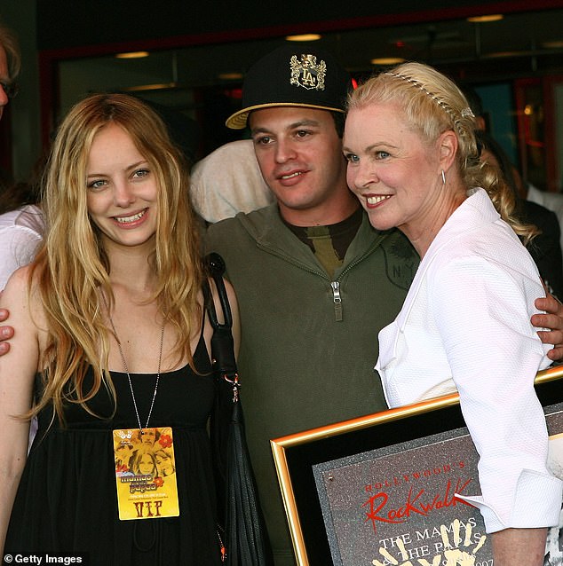 Bijou and Michelle are pictured together in 2007 with Michelle's son Austin.  A source told DailyMail.com: 'Relationships have been tense lately.  Michelle has now contacted Bijou.  Michelle didn't really like Danny from the start