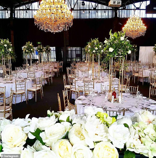 At least 100 people from two separate events suffered food poisoning after visiting The Park wedding venue, Melbourne (pictured)