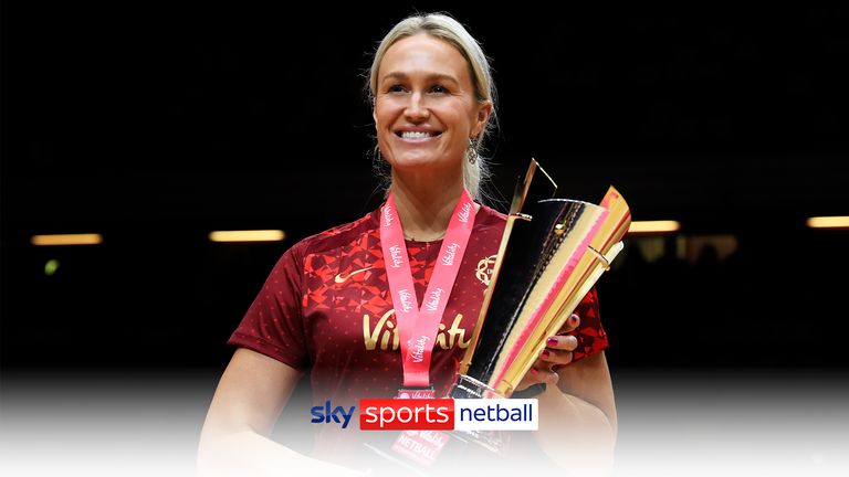 Former Red Roses player Chelsea Pitman has announced her retirement from international netball, saying she wants to prioritize pregnancy issues after hoping to create a 'safe space' for other women with similar issues.