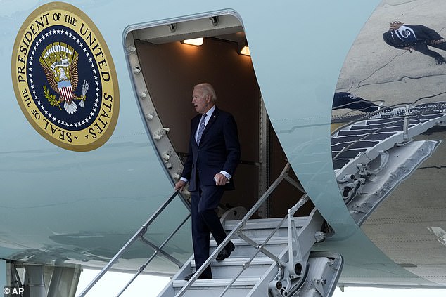 Biden also uses the lower stairs of Air Force One more often – just 14 stairs compared to the 26 stairs on the larger staircase