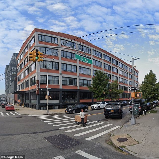 The city pays for more than 100 shelters to house asylum seekers.  One of the hotels, The Collective Paper Factory in Long Island City, is pictured