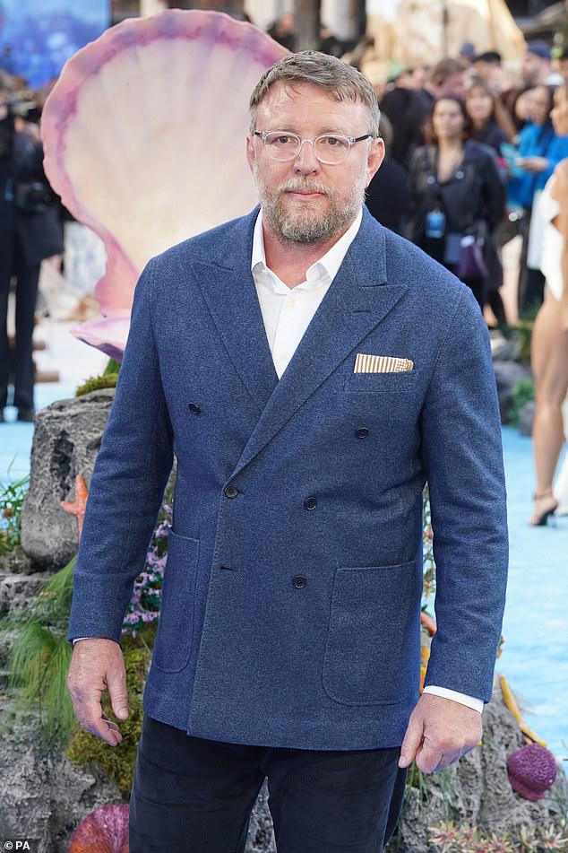Pictured: Guy Ritchie at the British premiere of the new version of The Little Mermaid