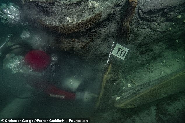 Very well preserved underground wooden structures were discovered below the floor level of the Amun Temple.  5th century BC