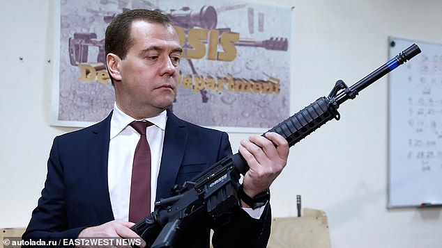 Medvedev claimed that NATO is behaving like Nazi Germany and the Axis powers