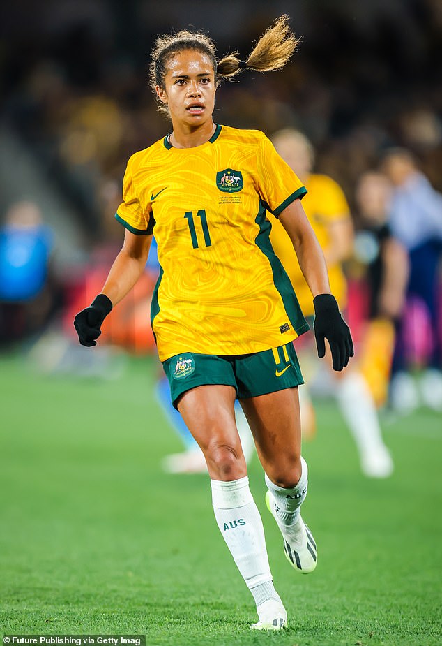 A Football Australia spokesperson said it was important to explore commercial revenue opportunities, but the code is now in a 'robust financial position' (pictured, Matildas young gun Mary Fowler)