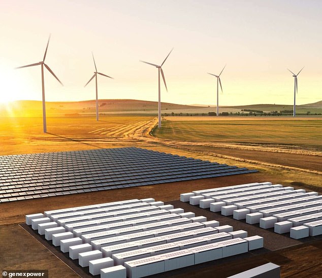 The storage facility was a project (pictured) developed by Queensland renewable energy company Genex Power, with the site being the only major large-scale battery system currently operating in Queensland.