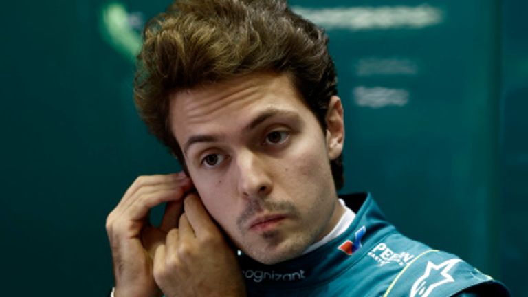 Felipe Drugovich has been working in practice for Aston Martin this season