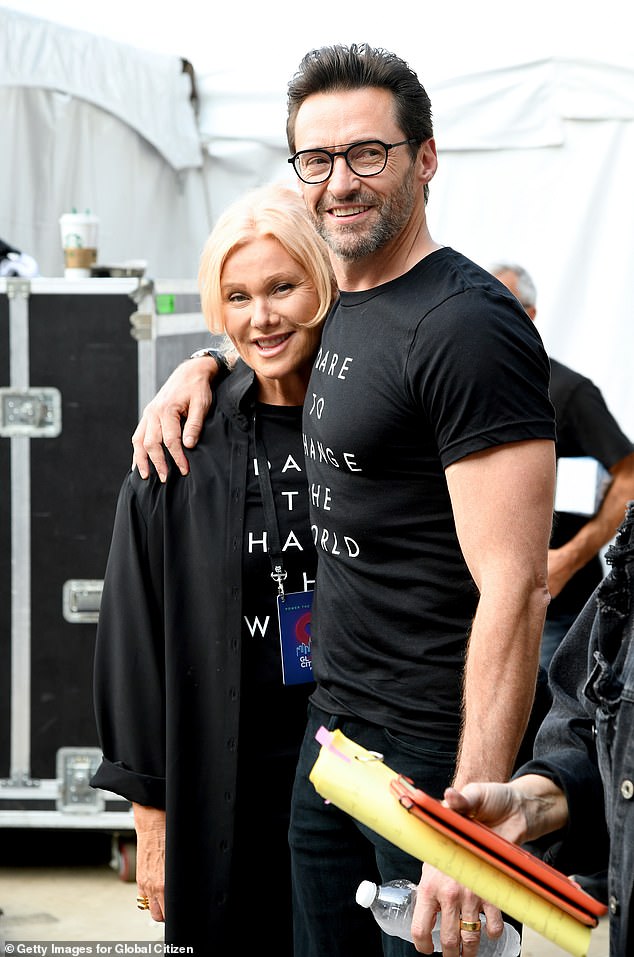 No longer a couple: In February, Hugh told Smooth Radio: 'I think honesty and intimacy and making time (are the secrets to a long and happy marriage).  You can't just assume that everything will go well.  You have to make time;'  seen on September 28, 2019