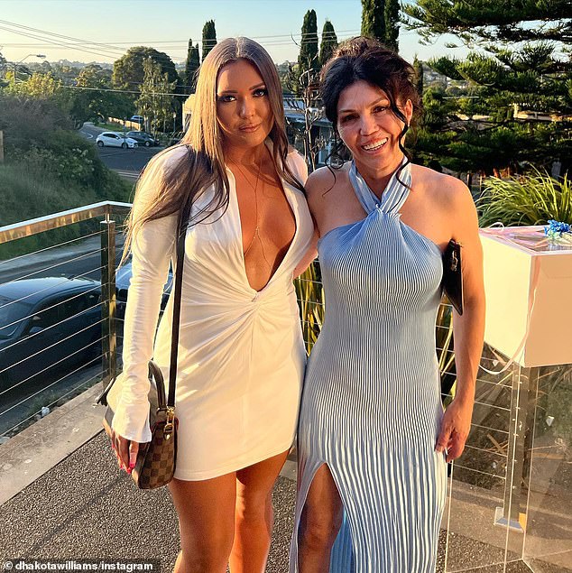 Her mother Roberta (right) also earns a living with OnlyFans