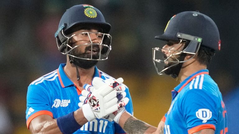 Kl Rahul and Virat Kohli stacked up for India against Pakistan (Associated Press)