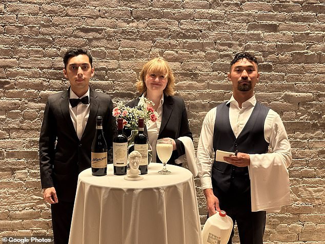 The fake restaurant's pop-up night ended with 65 waiters serving a hundred guests, causing a huge overcrowding problem