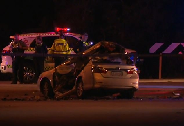 Police are investigating whether speed was a 'factor' in the crash in Perth's north