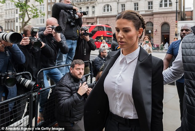 Arch rival: It comes after the TV personality recently sent fans into a frenzy when she broke her years-long silence over her £3million defamation case against Rebekah Vardy (pictured)