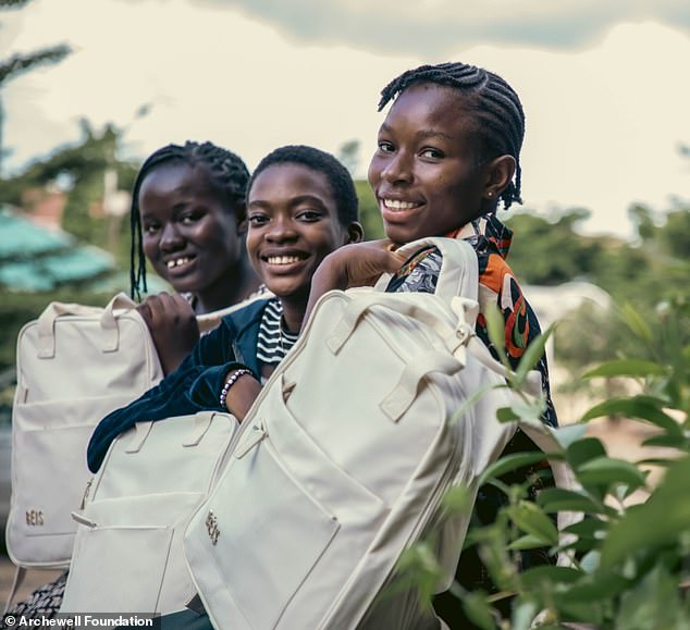 The Archewell Foundation has provided funding to support schoolgirls in the West African country as they start a new school year