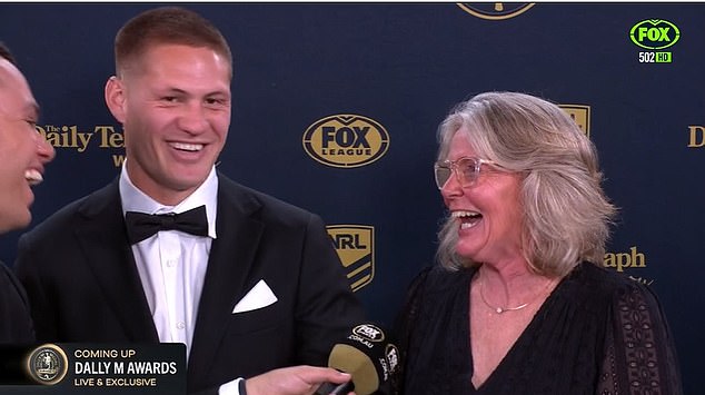 The Knights star's mother wasn't too optimistic about her son's chances of winning