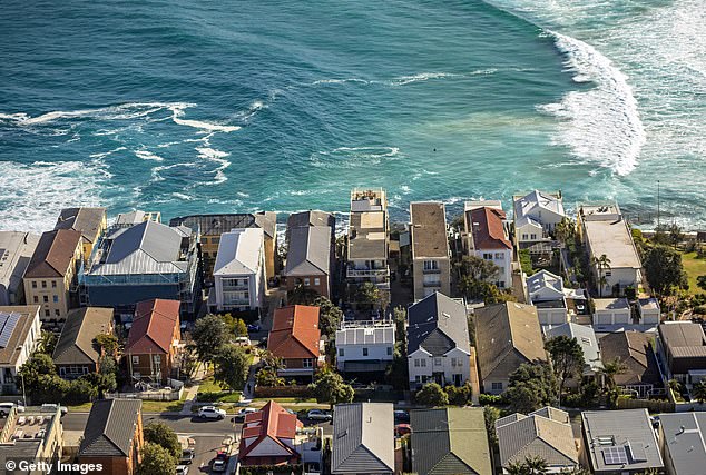 Pictured: an ariel view of North Bondi