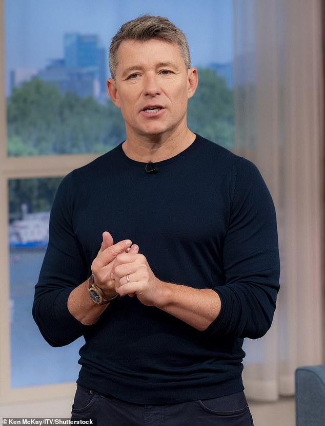 He's back!  It is the first time in six years that Ben has presented the ITV daytime programme, as he usually appears on viewers' screens earlier in the day on GMB.