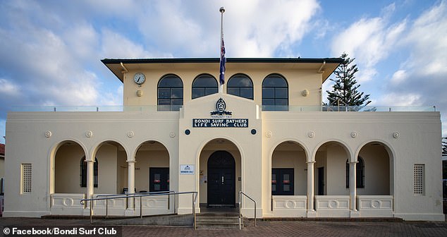 Bondi Surf club president Brent Jackson paid tribute to Ms Santos, describing her as unwaveringly dedicated and impactful (pictured, Bondi Surf Club)