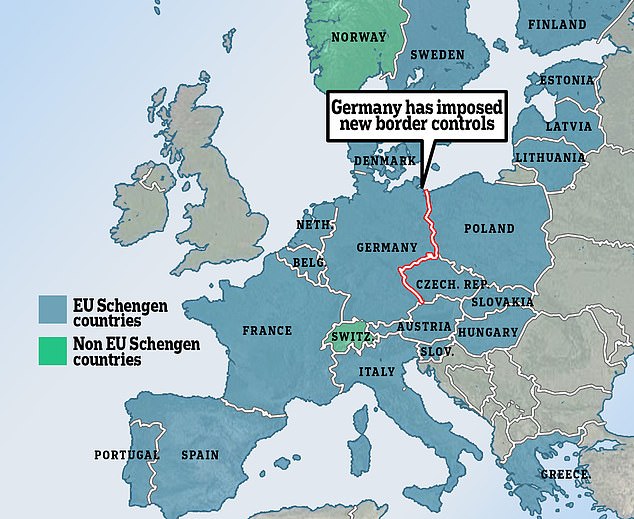 Germany has introduced new controls along its borders with Poland and the Czech Republic