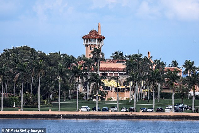 The Mar-a-Lago Club, home of former US President Donald Trump