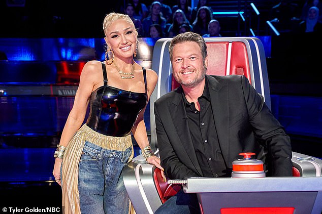 Love: The couple met on the set of The Voice in 2014 and married at their ranch in Oklahoma in 2021