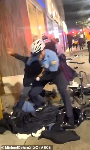 A woman livestreamed the chaos in Philadelphia and was later reportedly arrested