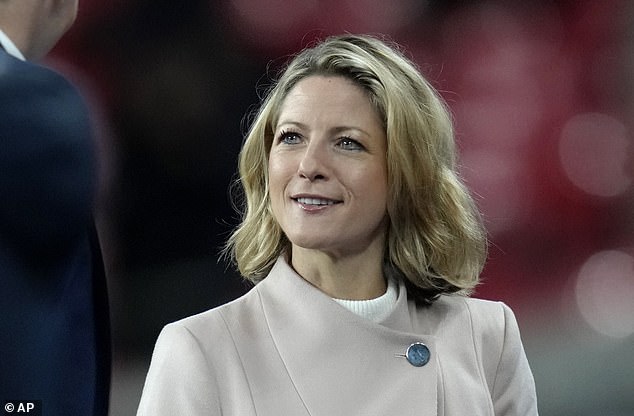 BBC commentator Jacqui Oatley said the women's team is concerned about the 'wet, sticky' kit