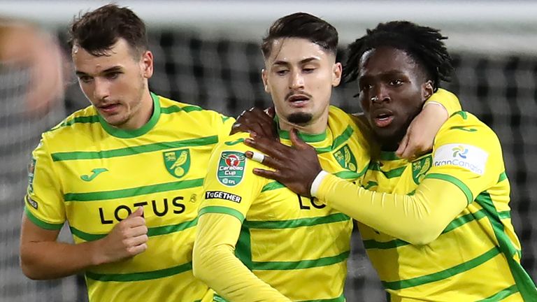 Borja Sainz scored the answer for Norwich but could not find a late equalizer