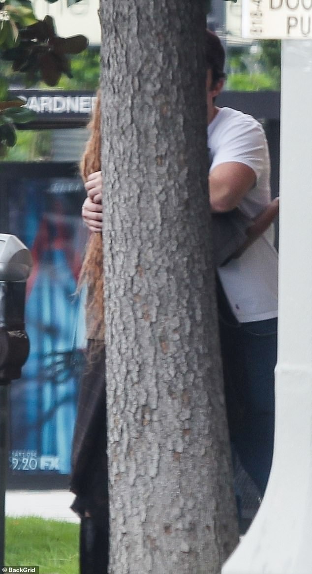 The sighting comes just days after Barack Obama's eldest daughter was caught cozying up behind a tree with a mystery man