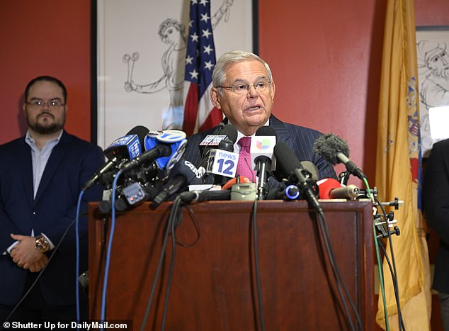 Menendez declared his innocence at a news conference in New Jersey this week