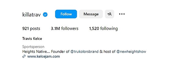 Rise: Within 24 hours, Travis had gained more than 300,000 followers on social media.  He now has 3.1 million followers and counting