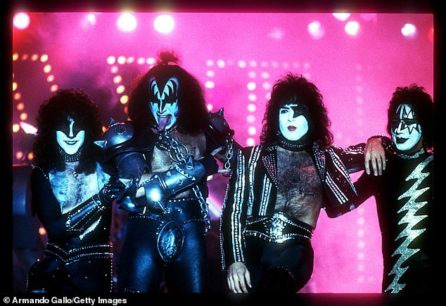 The original KISS lineup of Paul Stanley, Peter Criss, Gene Simmons and Ace Frehley.  Criss and Frehley declined invitations to participate in the final KISS shows