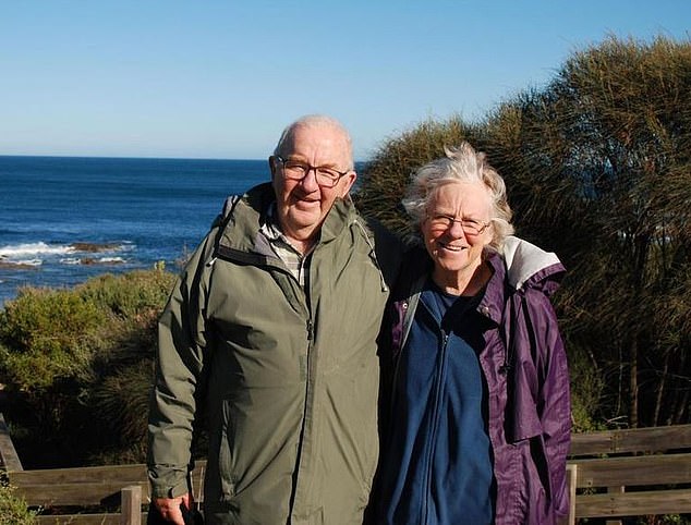 Don and Gail Patterson also sadly died after attending the luncheon (pictured together)