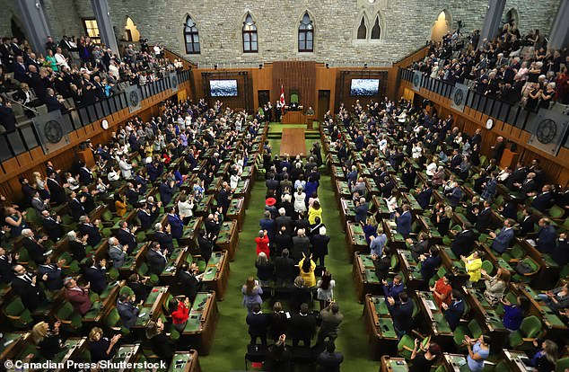 Members of Parliament from all parties stood to applaud Hunka.  A Conservative Party spokesperson said the party was not aware of his history at the time