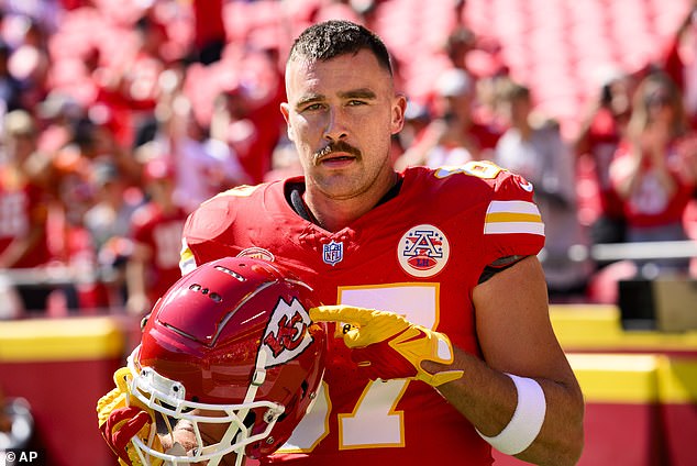 Accusations: After their brief romance in 2016, she accused Kelce of infidelity, saying: 'Once a cheater, always a cheater'