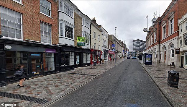 Impressive: The As If Was singer, 29, bought the 'spectacular' building in December which has been 'used as an office', making it easier to set up a nursery (pictured Maidstone High Street)