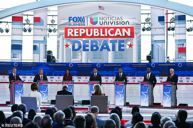 Seven candidates qualified for Wednesday night's debate at Ronald Reagan's presidential library in California, the Republican National Committee said, confirming that former Arkansas Gov. Asa Hutchinson was not honored this time.