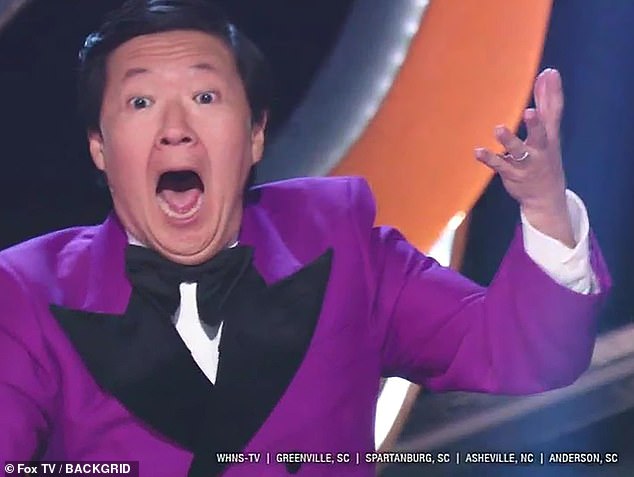 Correct guess: Ken Jeong, 54, was the only panelist to correctly guess his identity and was shocked