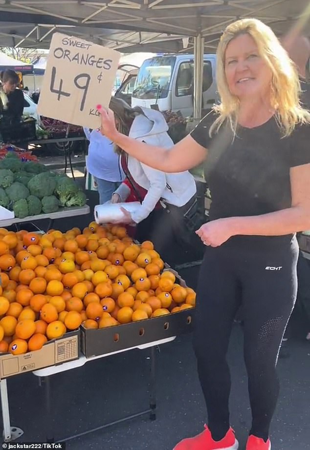 Ms Morabito used social media to promote her Sunday prizes at La Trobe University's pop-up market in Melbourne's north