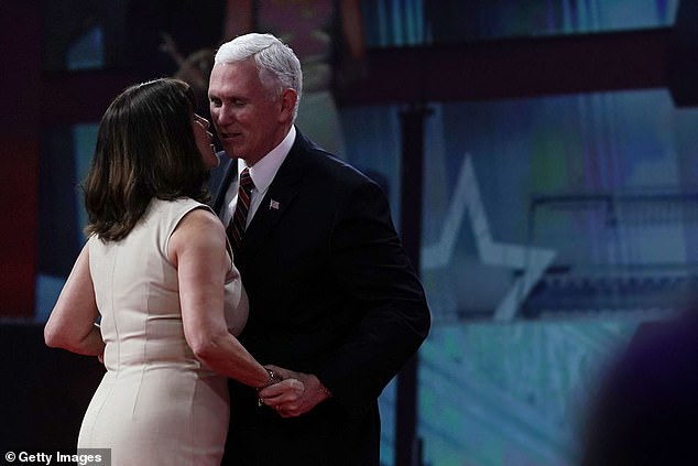 Former US Vice President Mike Pence brought the conversation back to the bedroom after Christie went after President Biden for 'sleeping with' a teacher's union member