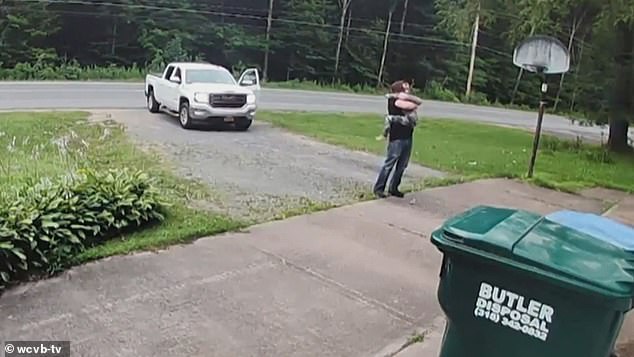 The heartwarming father-and-son moment captured by a Ring camera went viral on social media and brought fathers around the world to tears