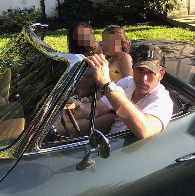 Joe Biden's home in Delaware was listed as the beneficiary's address on two wire transfers Hunter Biden received from China, a top Republican says after obtaining bank records.  Hunter is seen outside the house in his father's Corvette